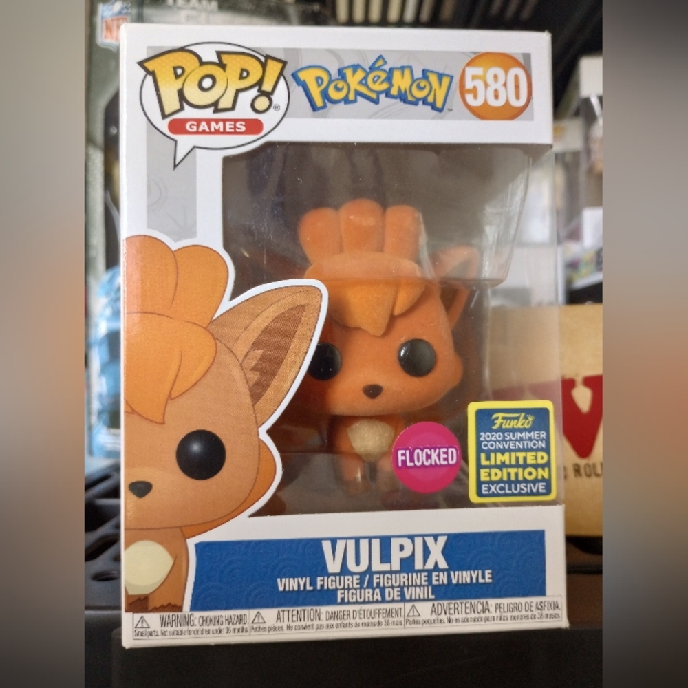 Flocked Vulpix Funko POP! Pokemon Fall Convention Exclusive